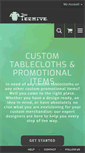 Mobile Screenshot of custom-tablecloths.com